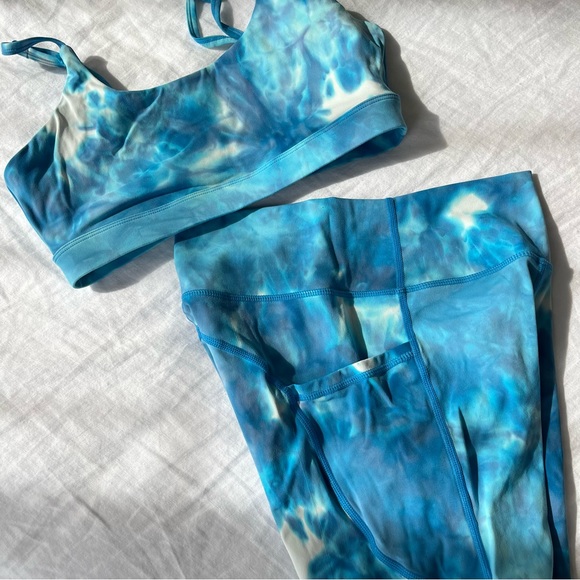 Tie dye running / yoga set sz S - Picture 7 of 10